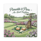Pimento and Pars Picnic Canvas