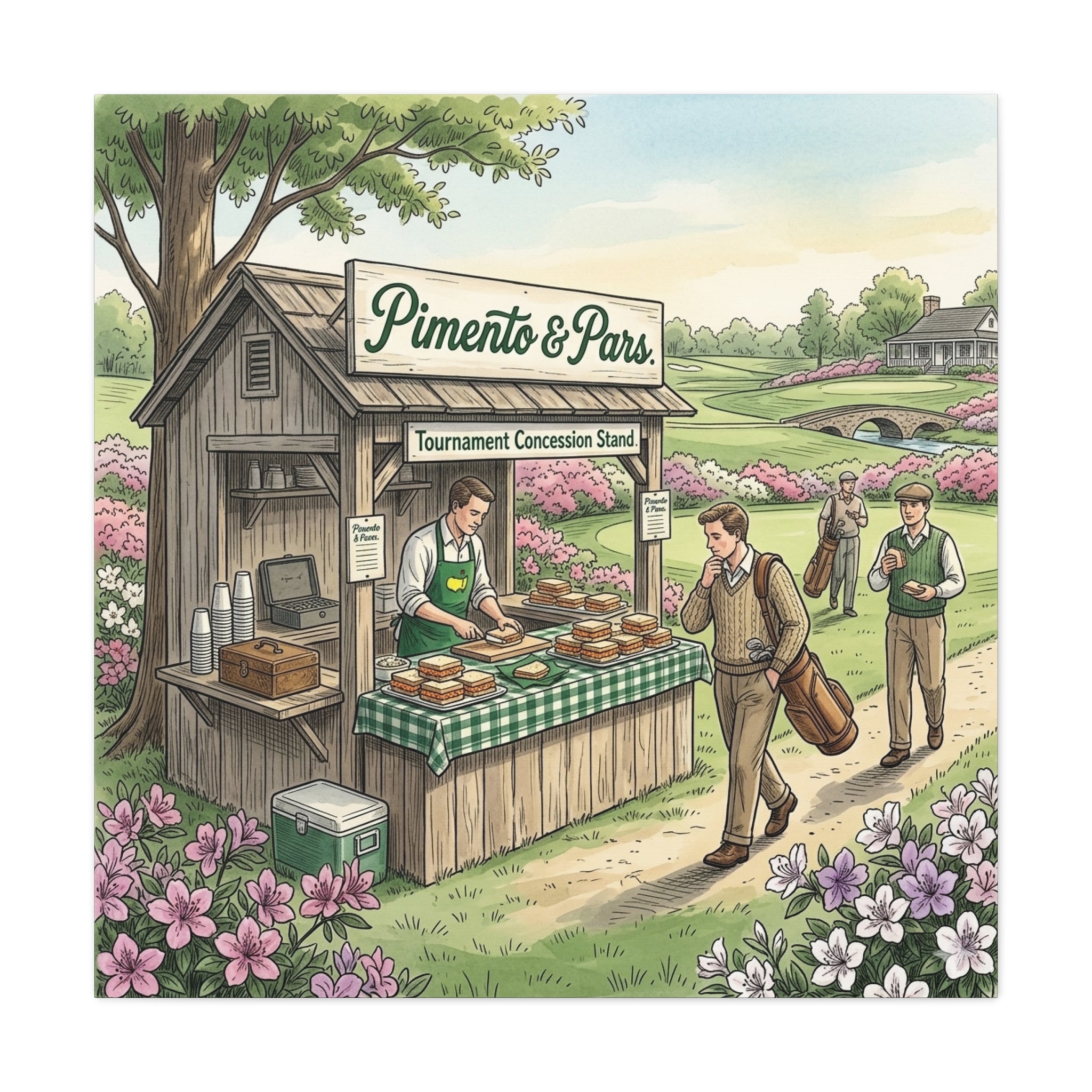 Pimento and Pars Concession Canvas