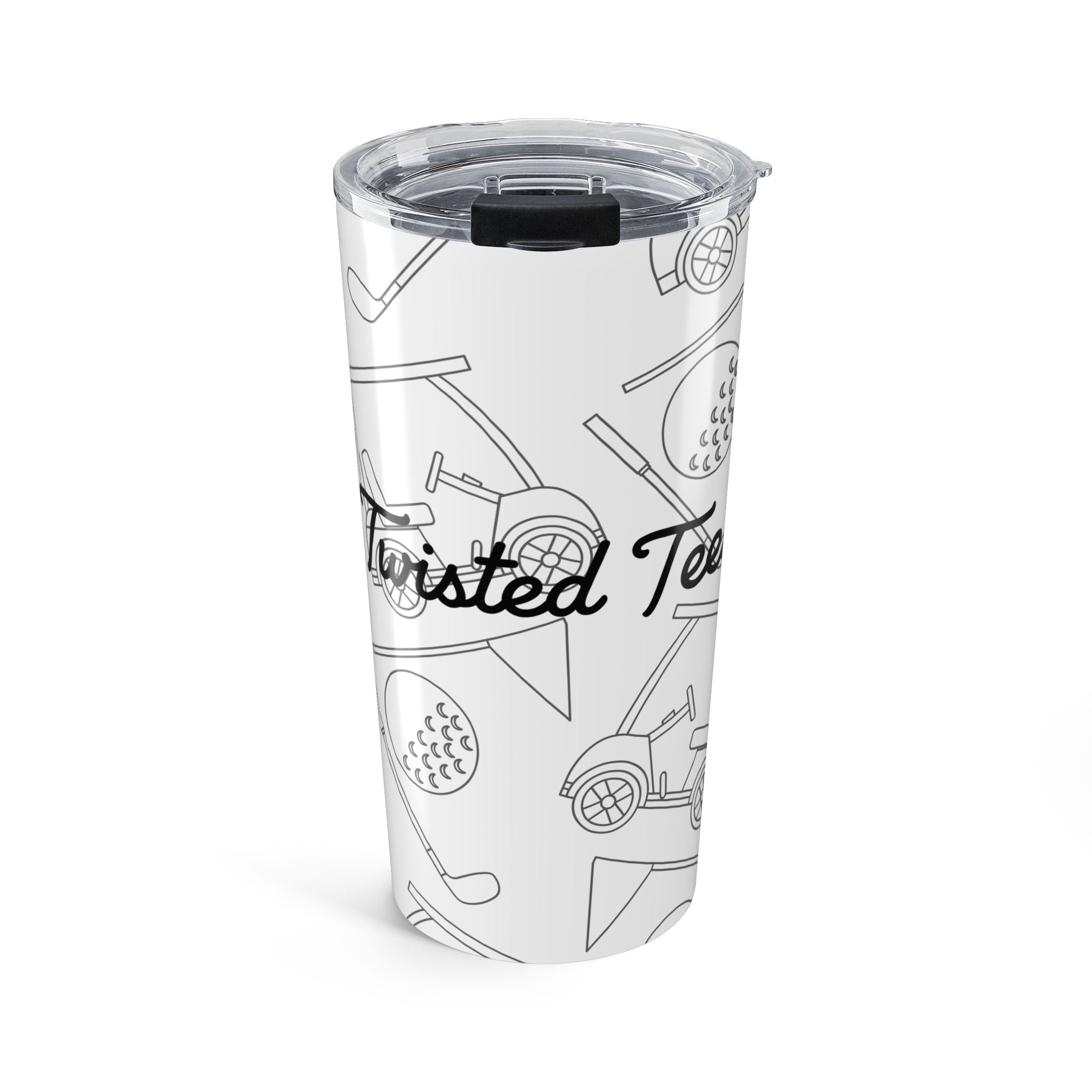 Twisted Tees Golf Cart Tumbler 20oz