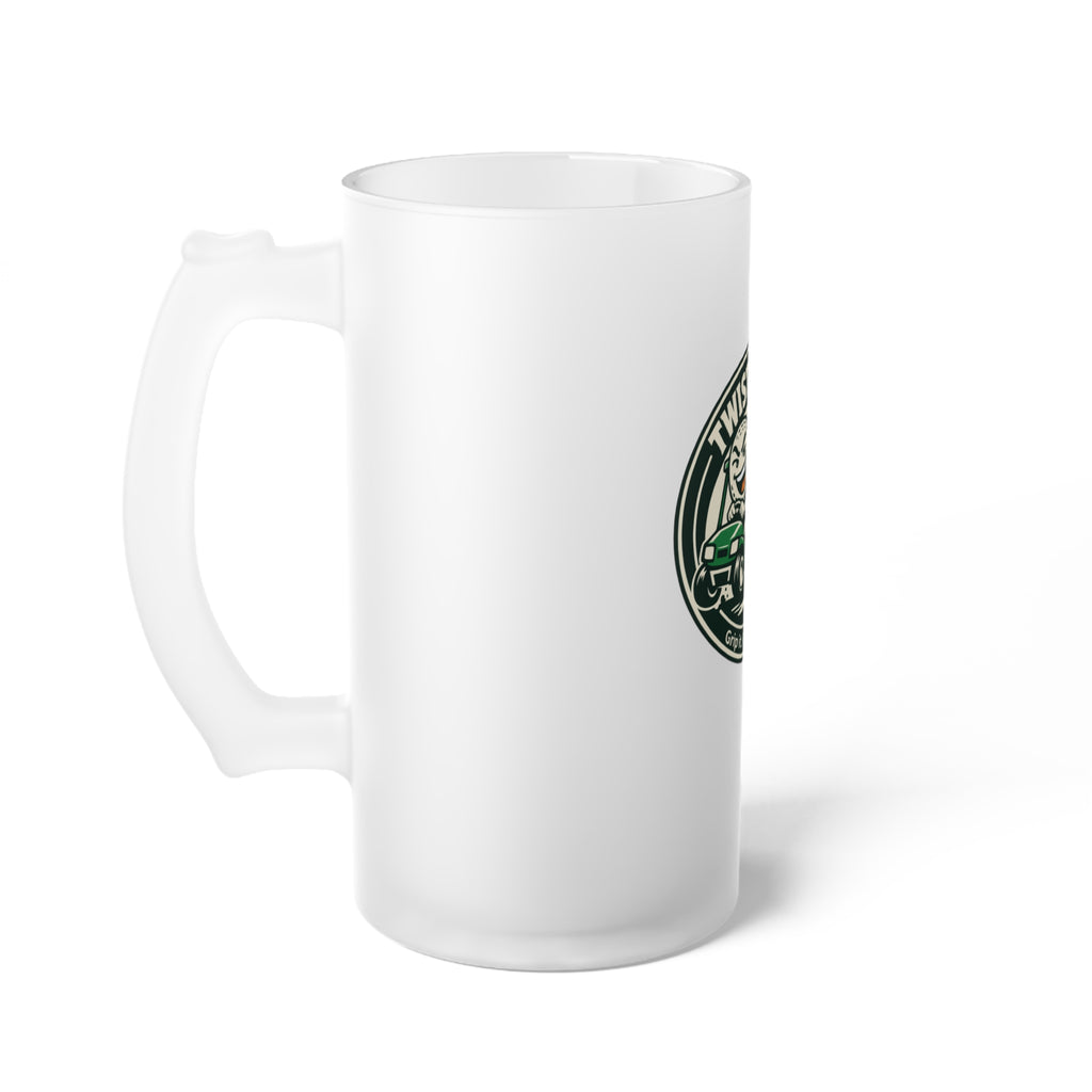 Twisted Tees Logo Frosted Glass Beer Mug
