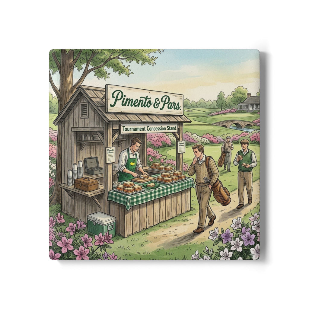 Pimento and Pars Concession Ceramic Coaster