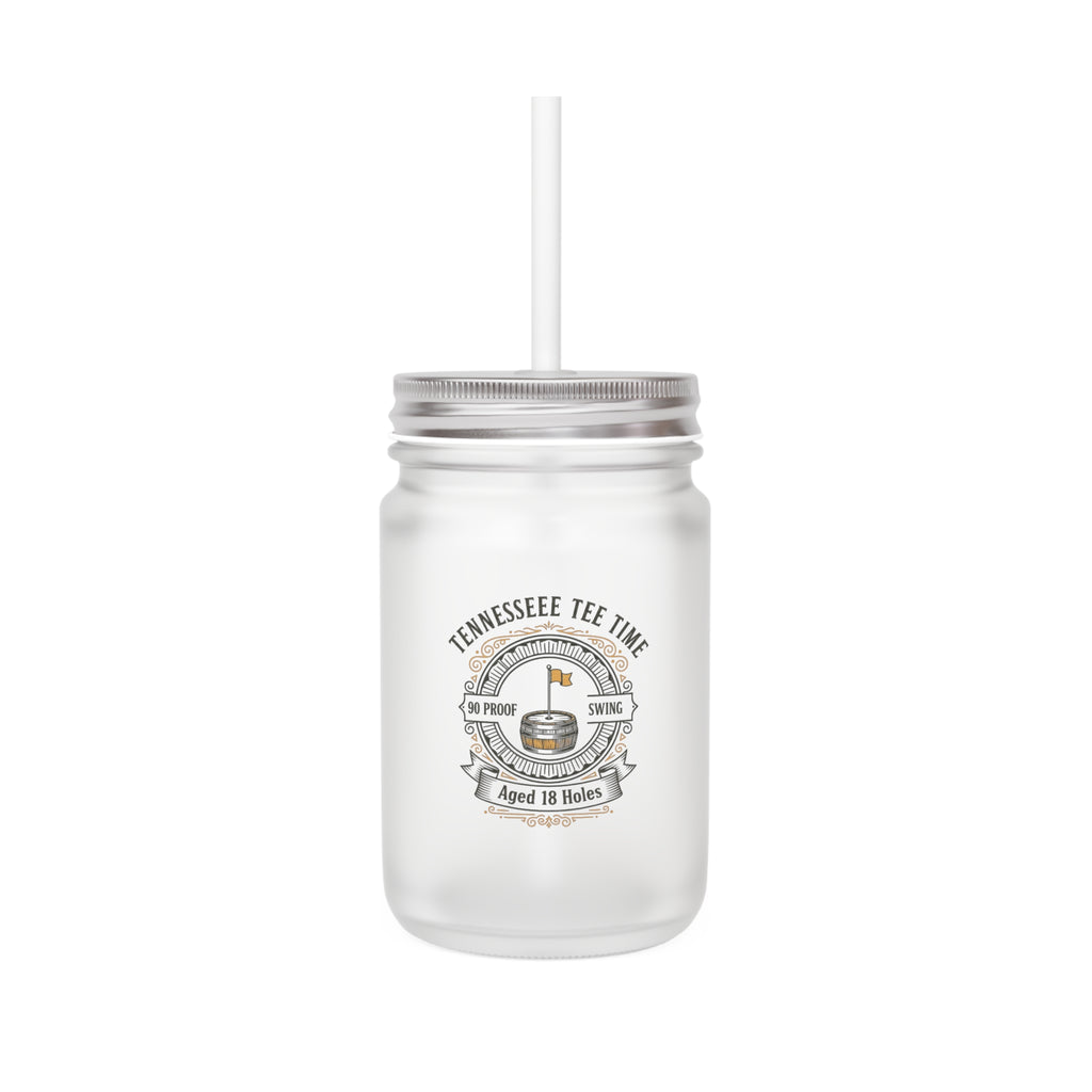 Tennessee Tee Time Mason Jar