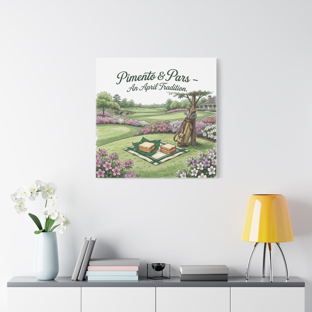 Pimento and Pars Picnic Canvas
