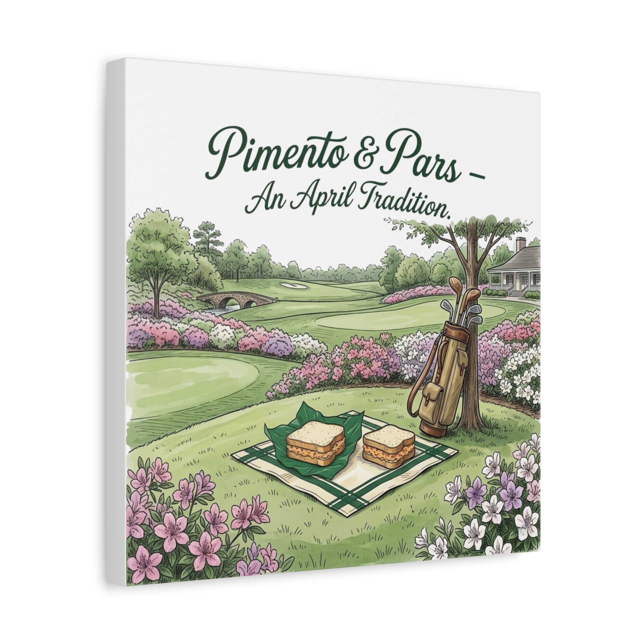 Pimento and Pars Picnic Canvas