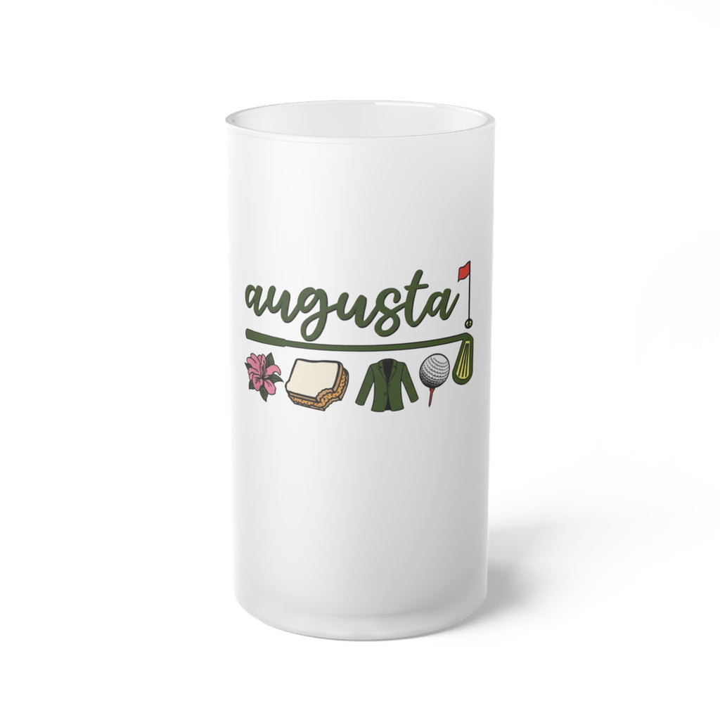 Augusta Frosted Glass Beer Mug