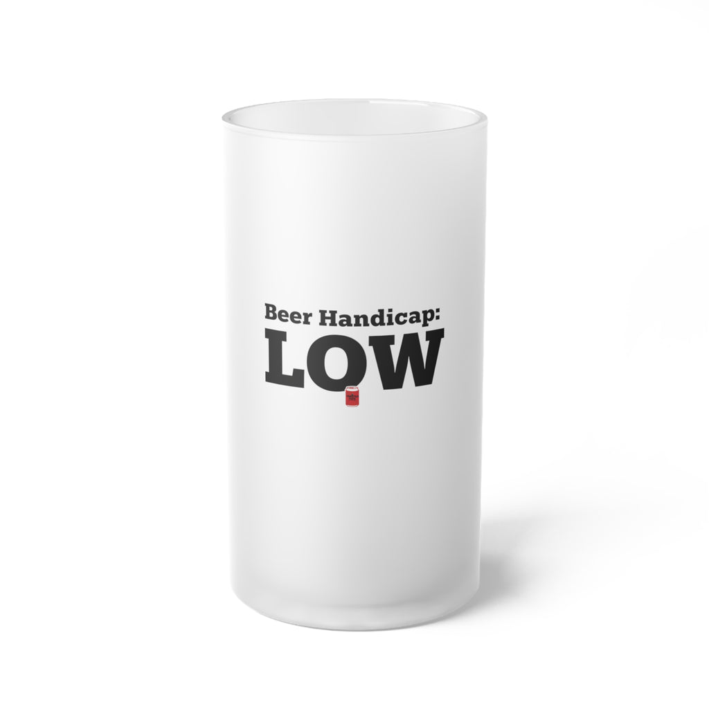 Beer Handicap Low Frosted Glass Beer Mug