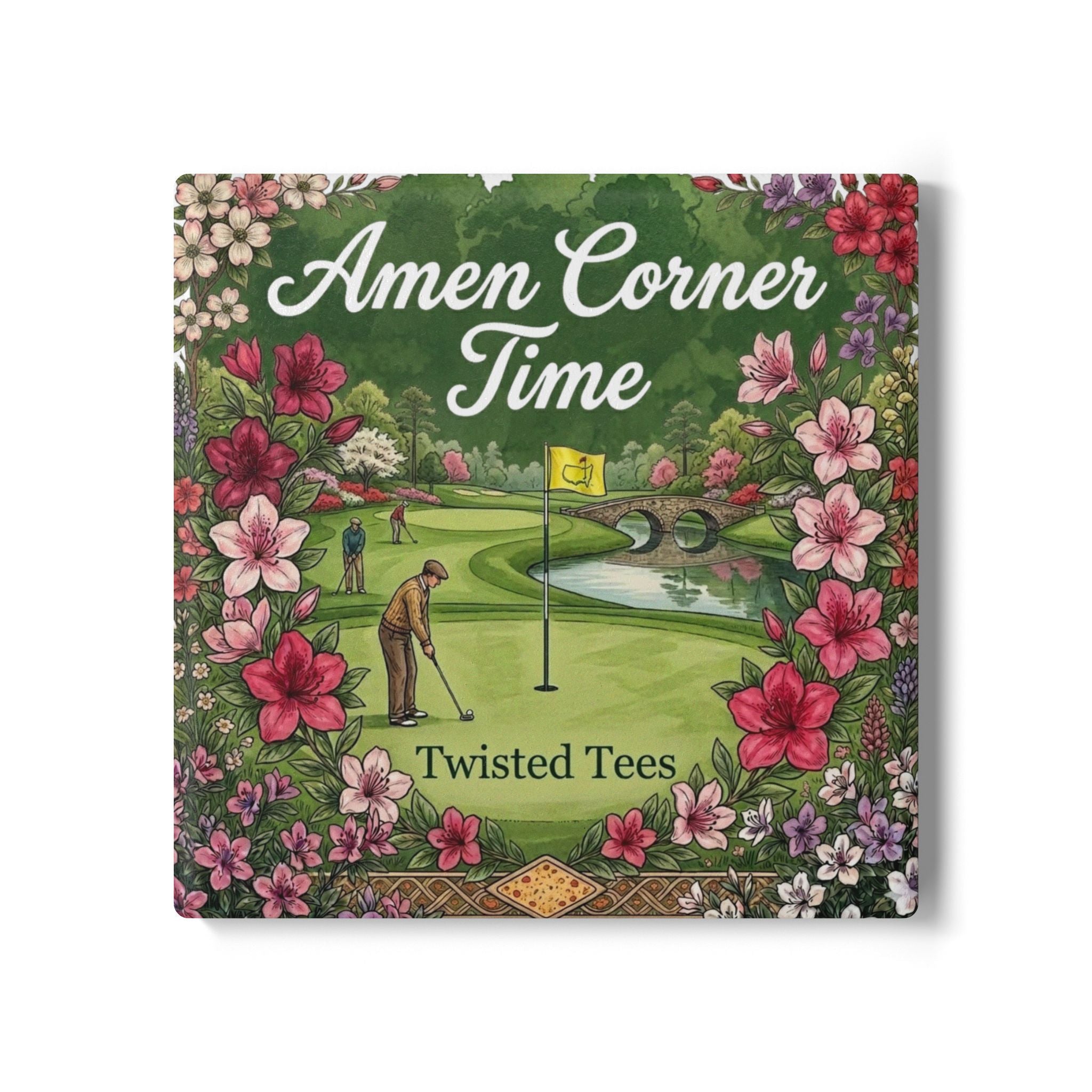 Amen Corner Time Ceramic Coaster