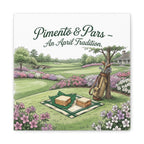 Pimento and Pars Picnic Canvas