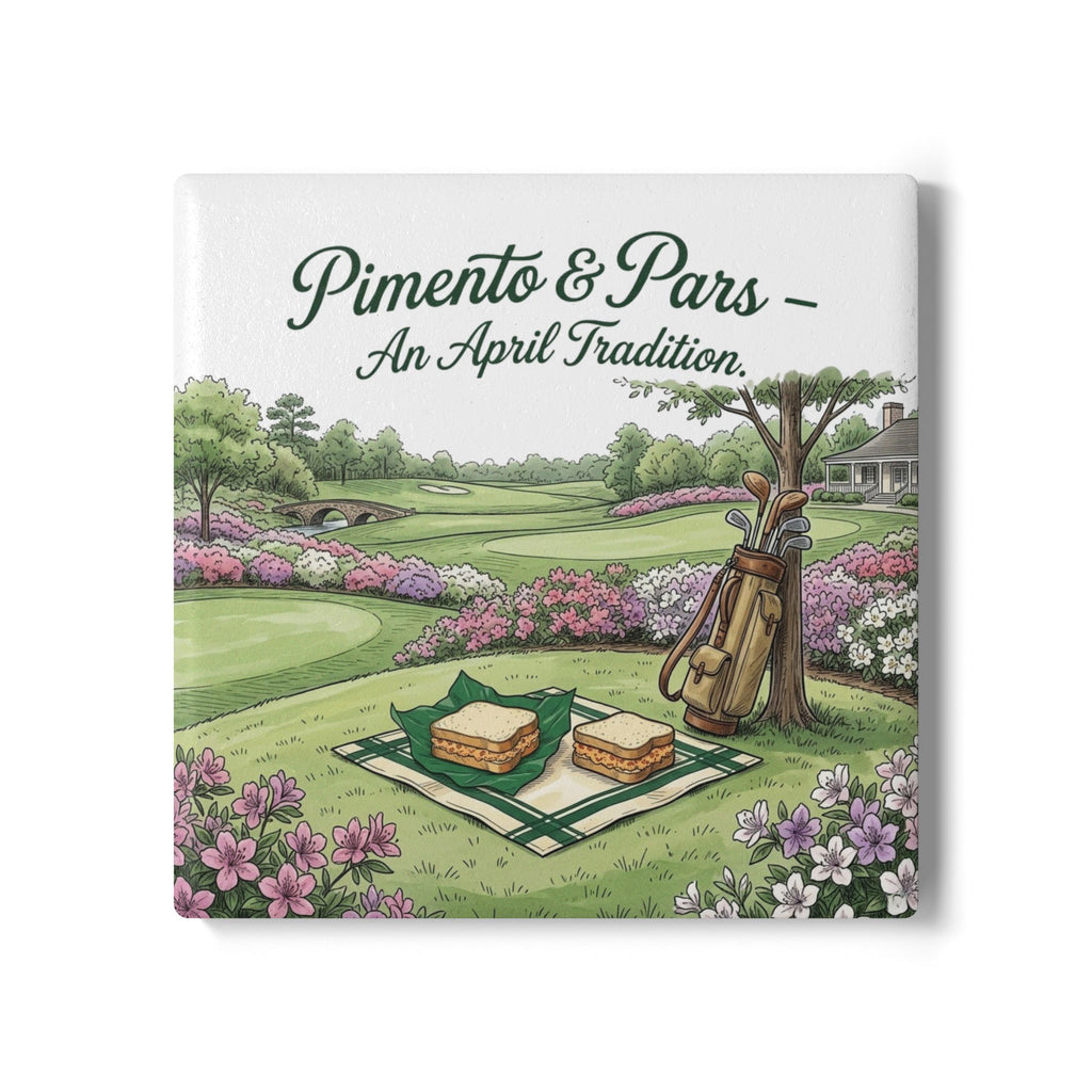 Pimento and Pars Ceramic Coaster