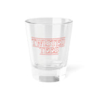 Twisted Tees Red Logo Shot Glass