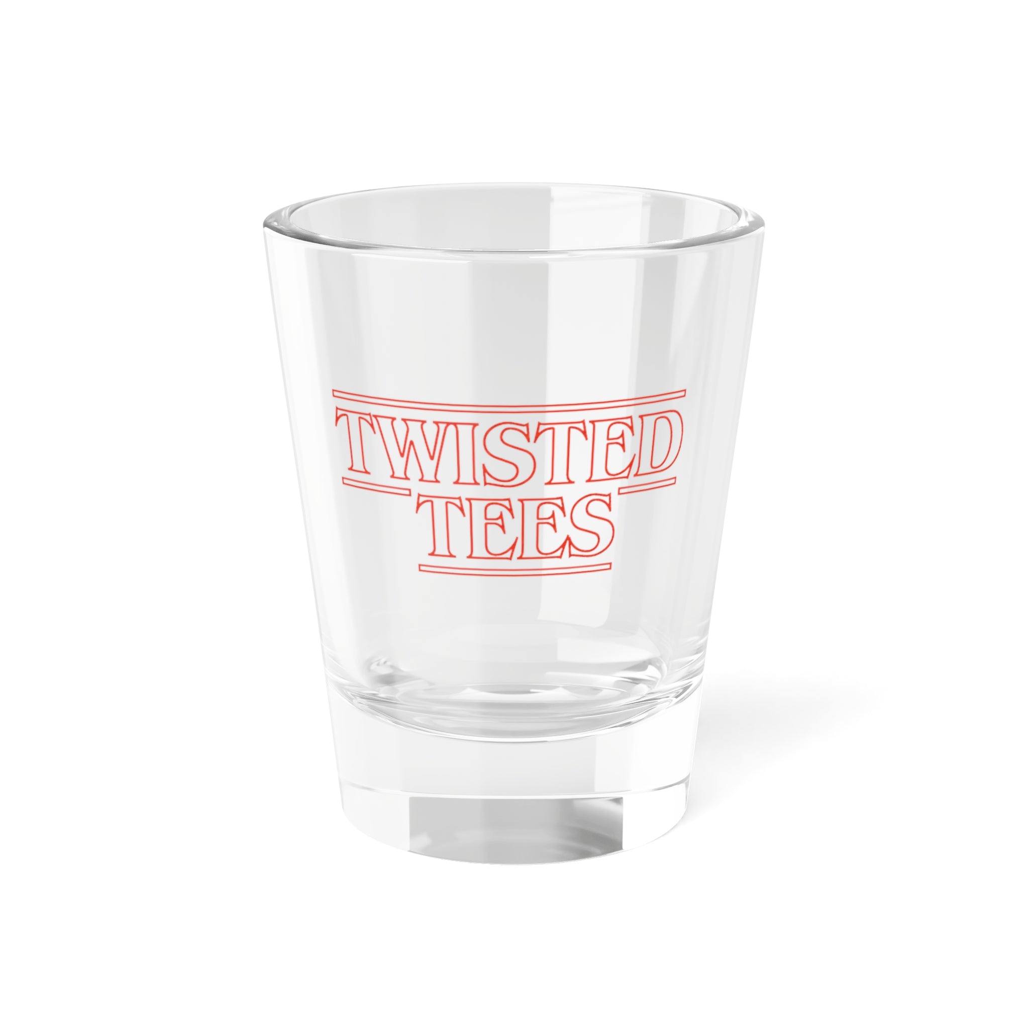 Twisted Tees Red Logo Shot Glass