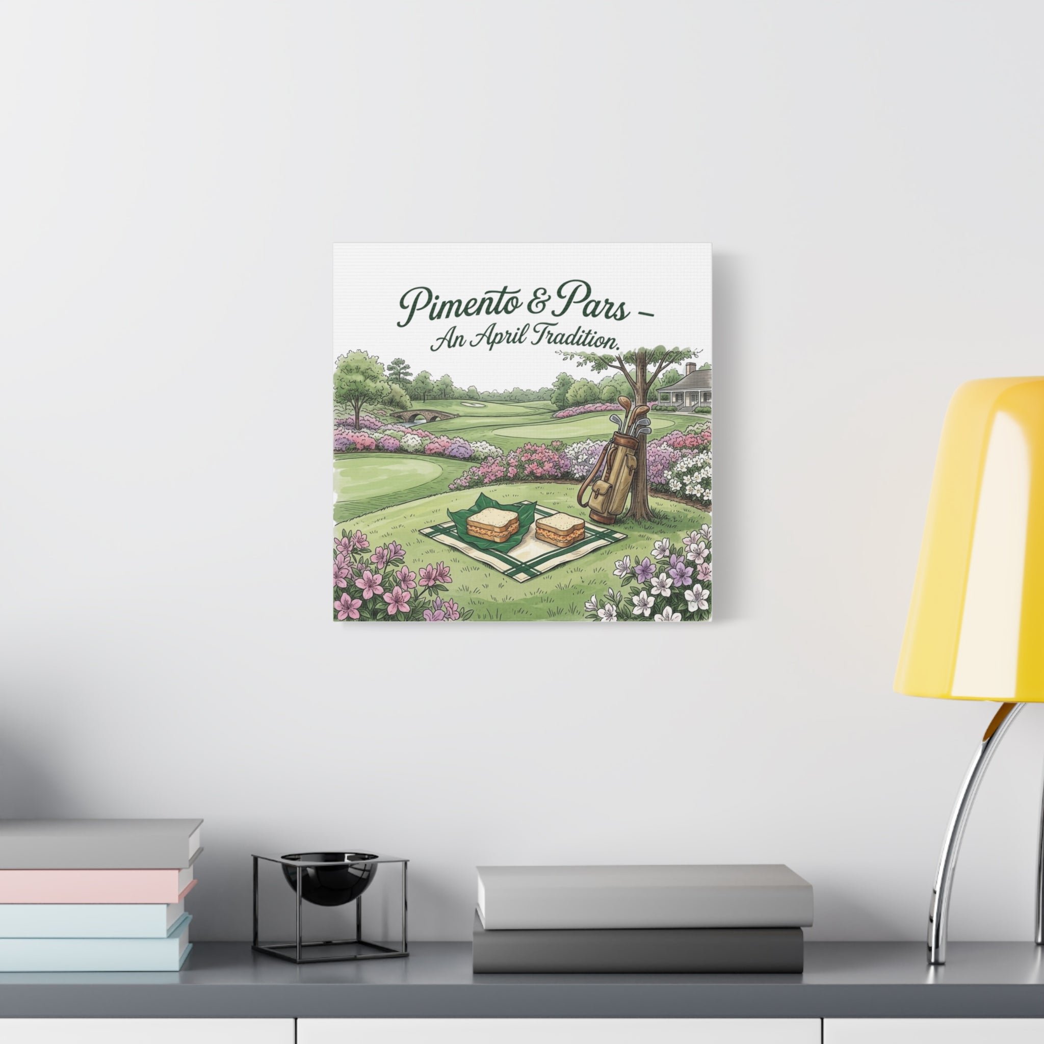 Pimento and Pars Picnic Canvas