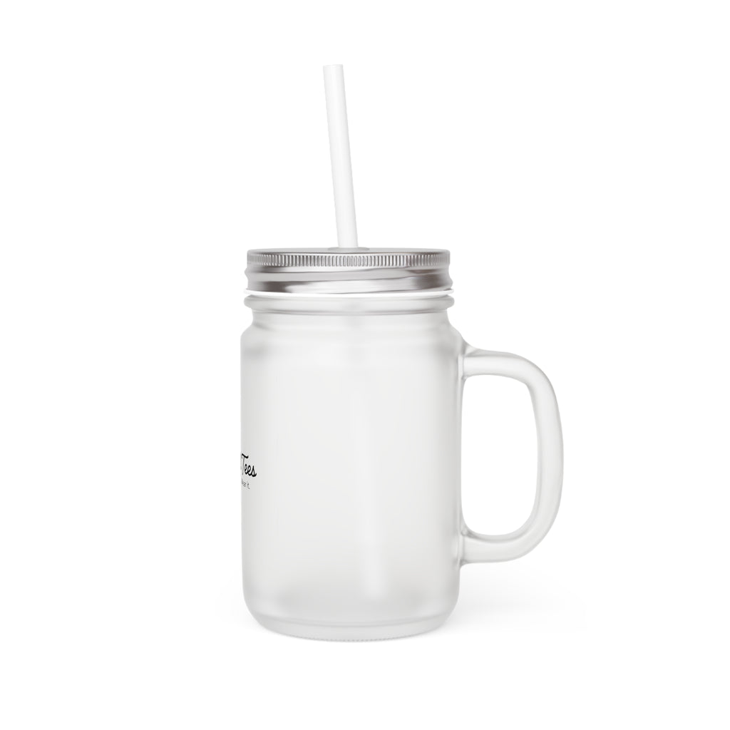 Twisted Tees Country Club Logo Mason Jar