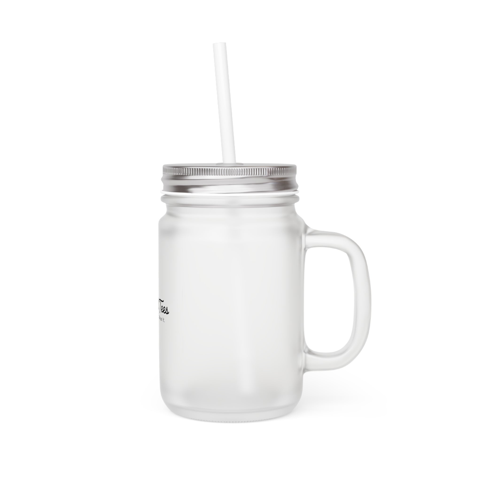 Twisted Tees Country Club Logo Mason Jar