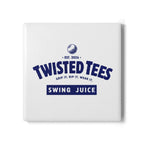 Twisted Tees Blue Logo Ceramic Coaster