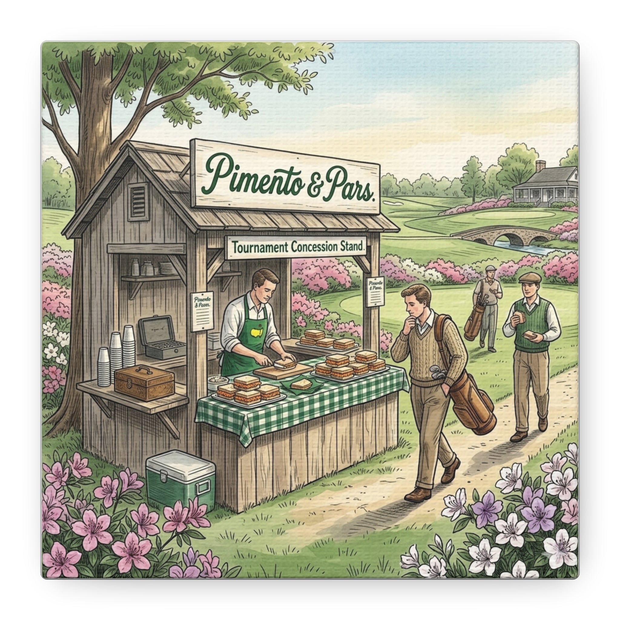 Pimento and Pars Concession Canvas