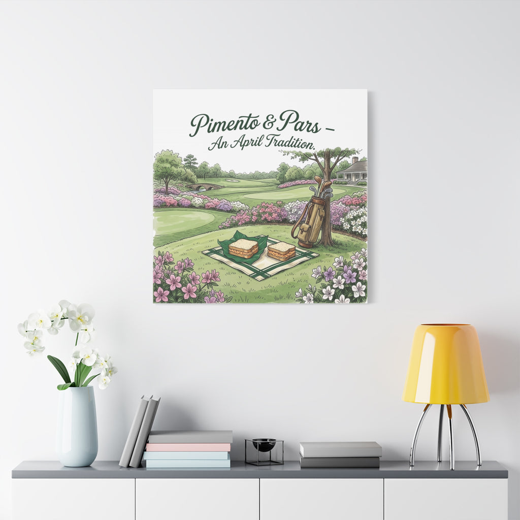 Pimento and Pars Picnic Canvas