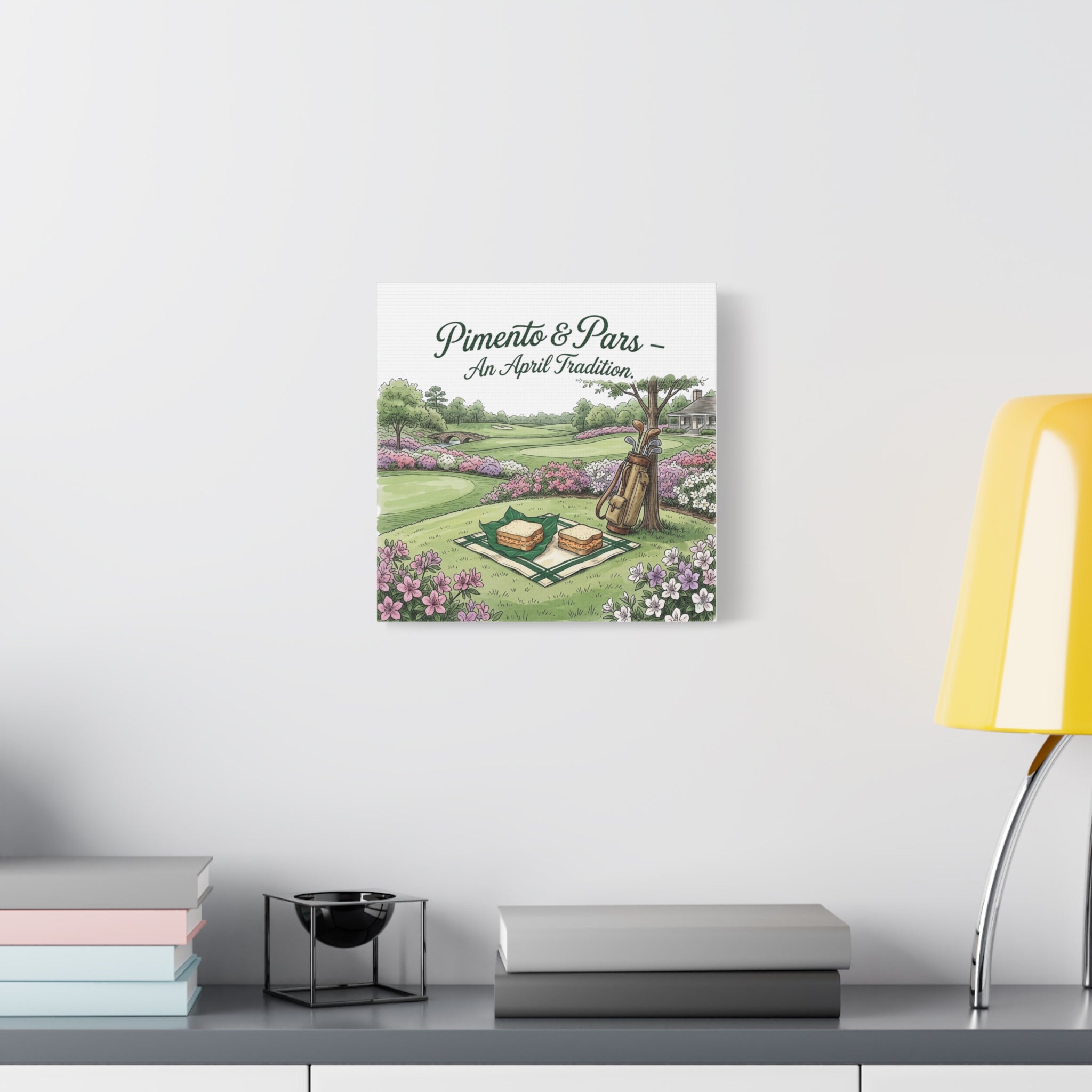 Pimento and Pars Picnic Canvas