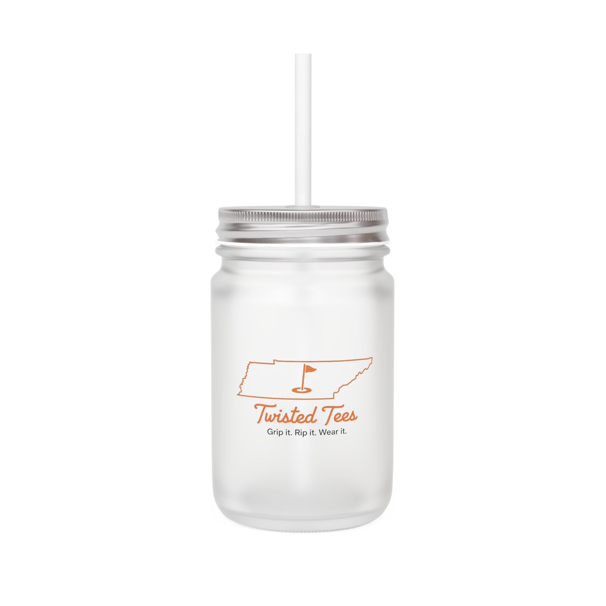 Tennessee Silhouette Mason Jar