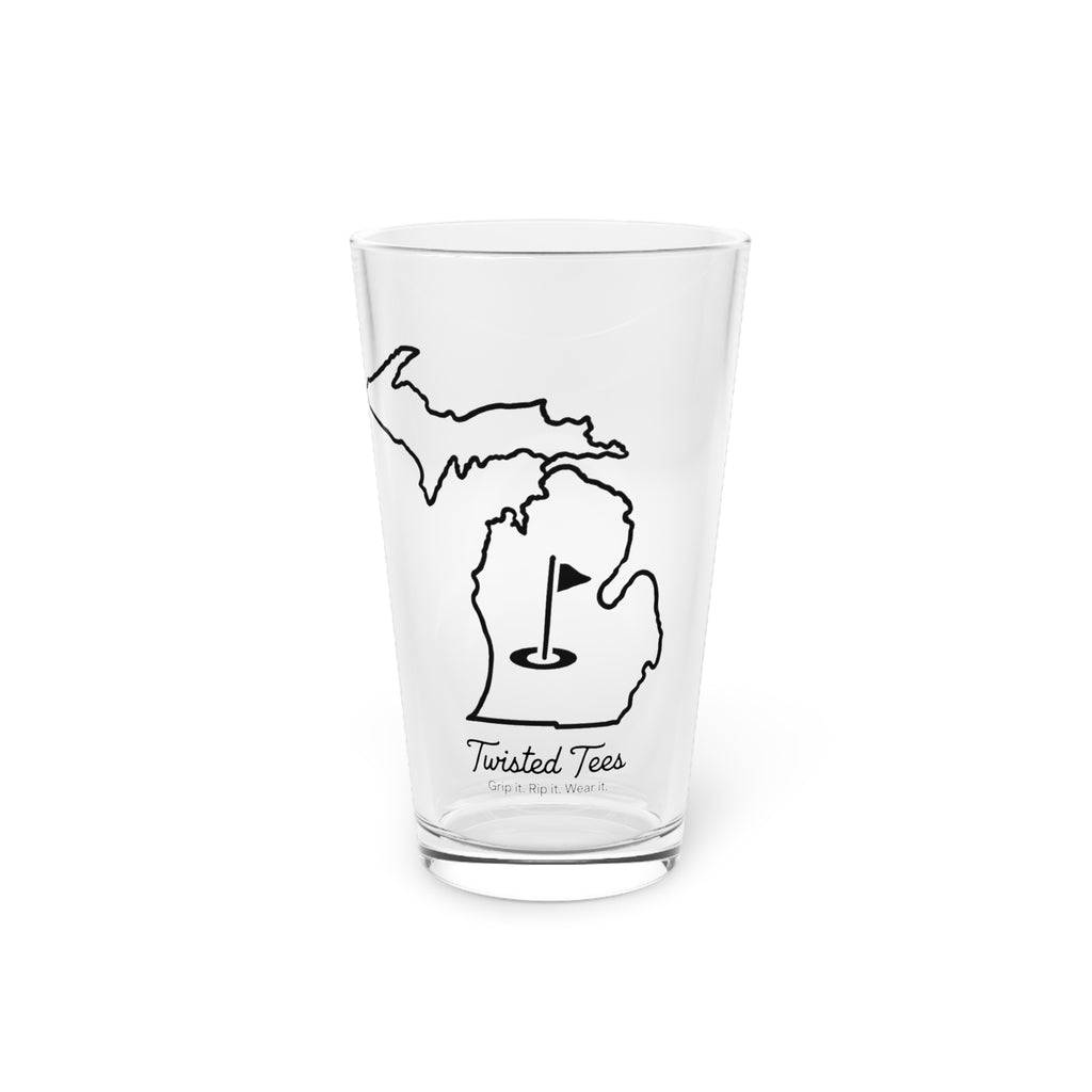 Michigan Black Silhouette 16oz