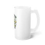 Twisted Tees Beer Can Frosted Glass Beer Mug