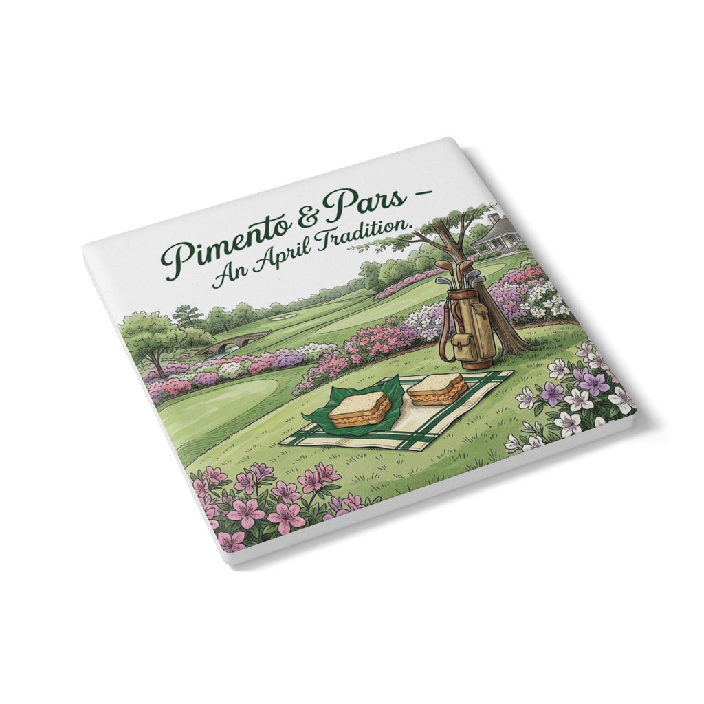 Pimento and Pars Ceramic Coaster