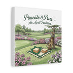 Pimento and Pars Picnic Canvas