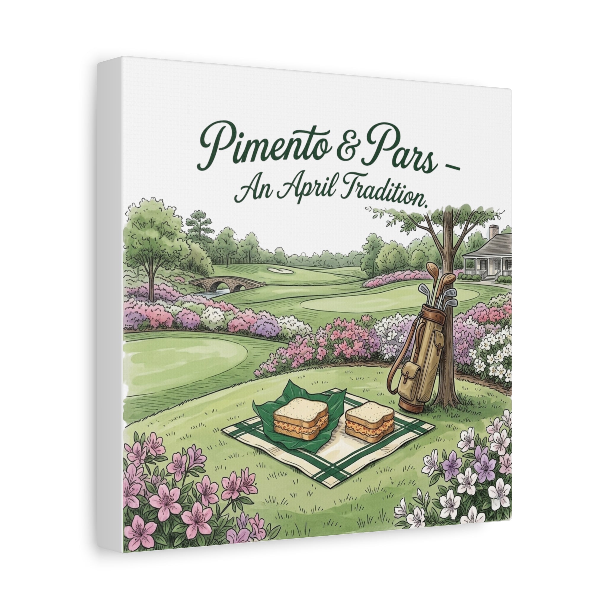 Pimento and Pars Picnic Canvas