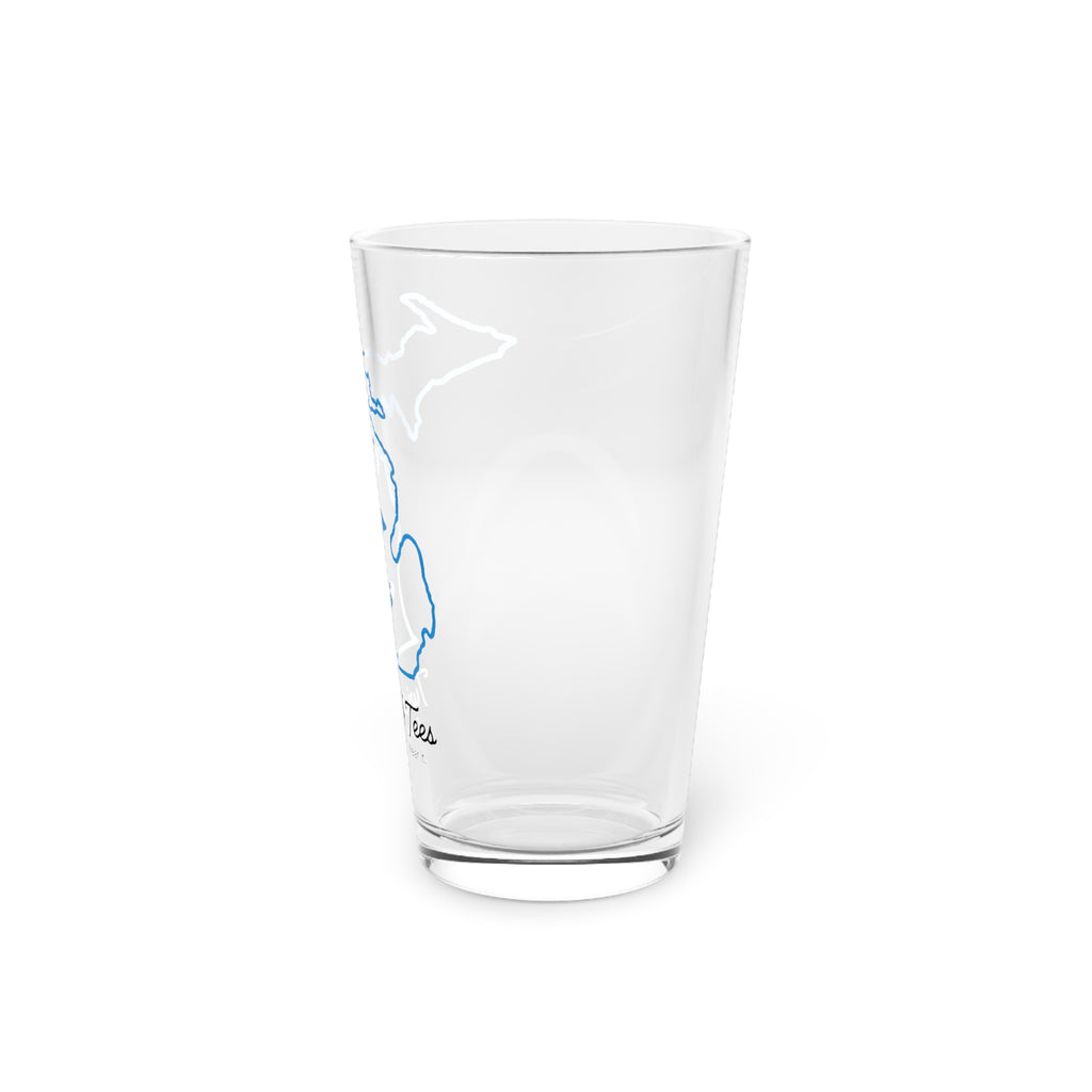 Michigan Blue Silhouette 16oz