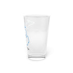 Michigan Blue Silhouette 16oz