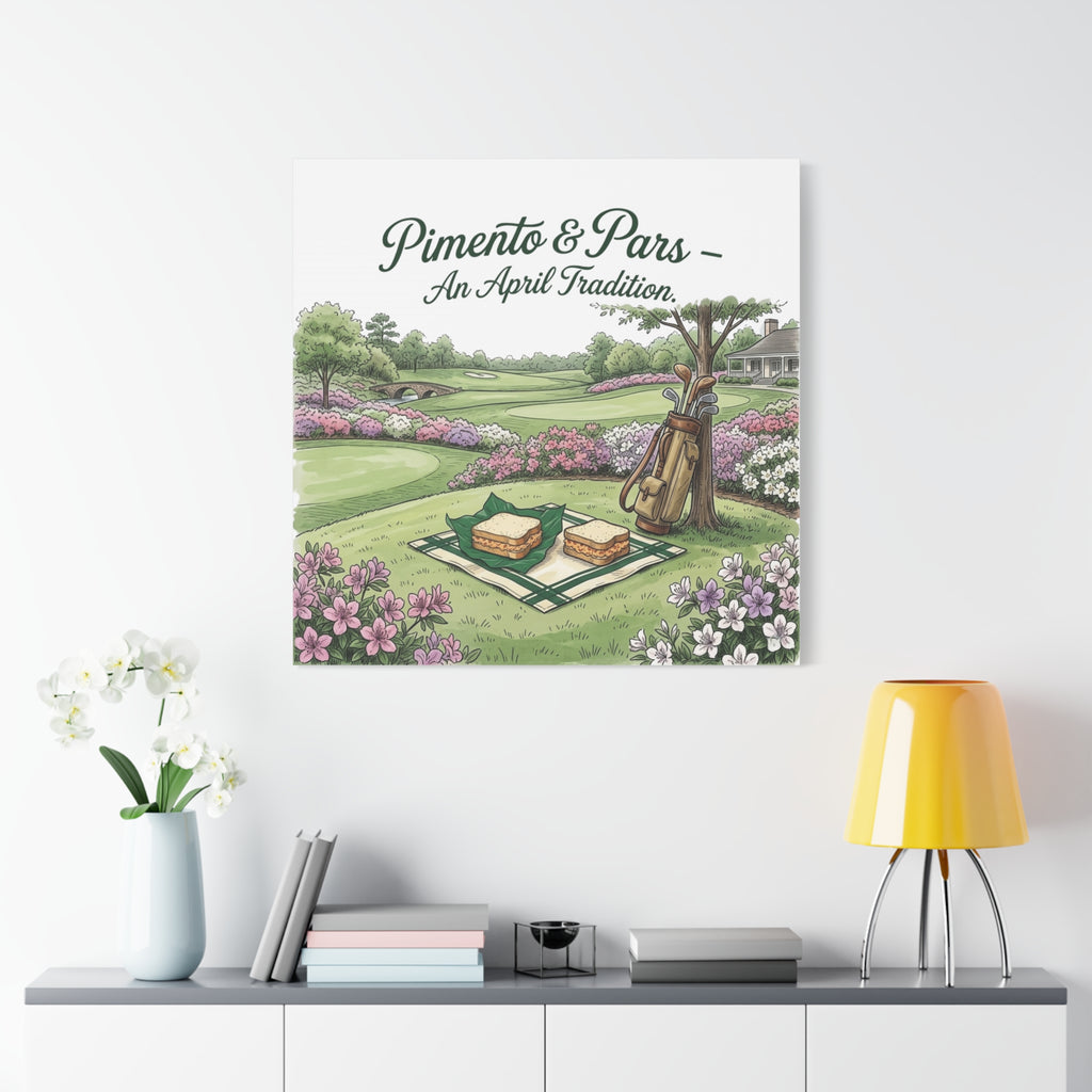 Pimento and Pars Picnic Canvas