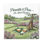 Pimento and Pars Picnic Canvas