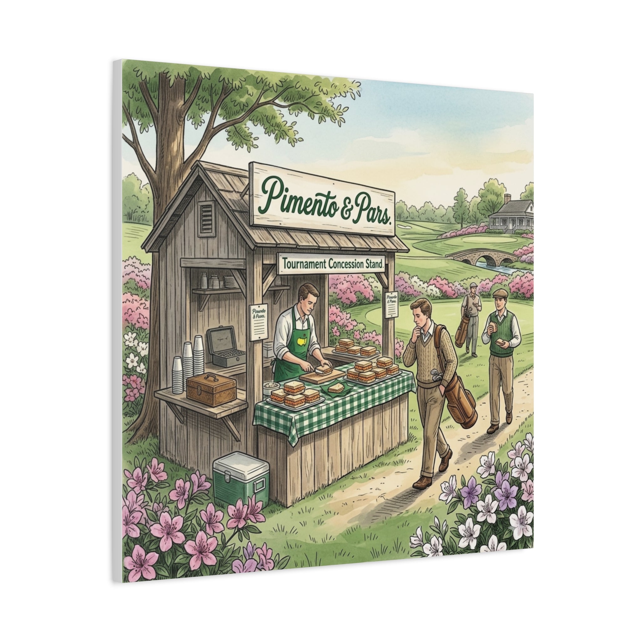 Pimento and Pars Concession Canvas