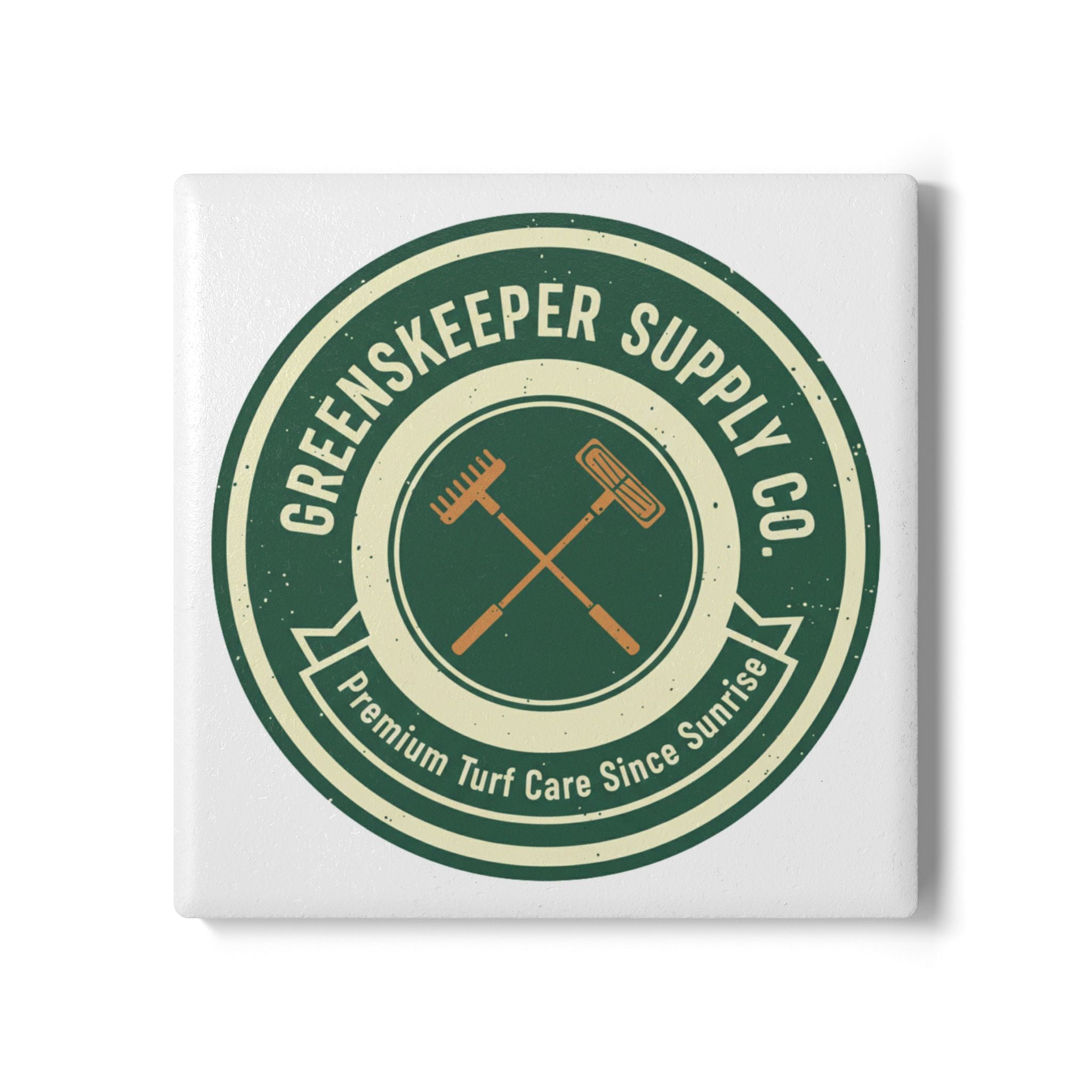 Greenskeeper Supply Co. Ceramic Coaster
