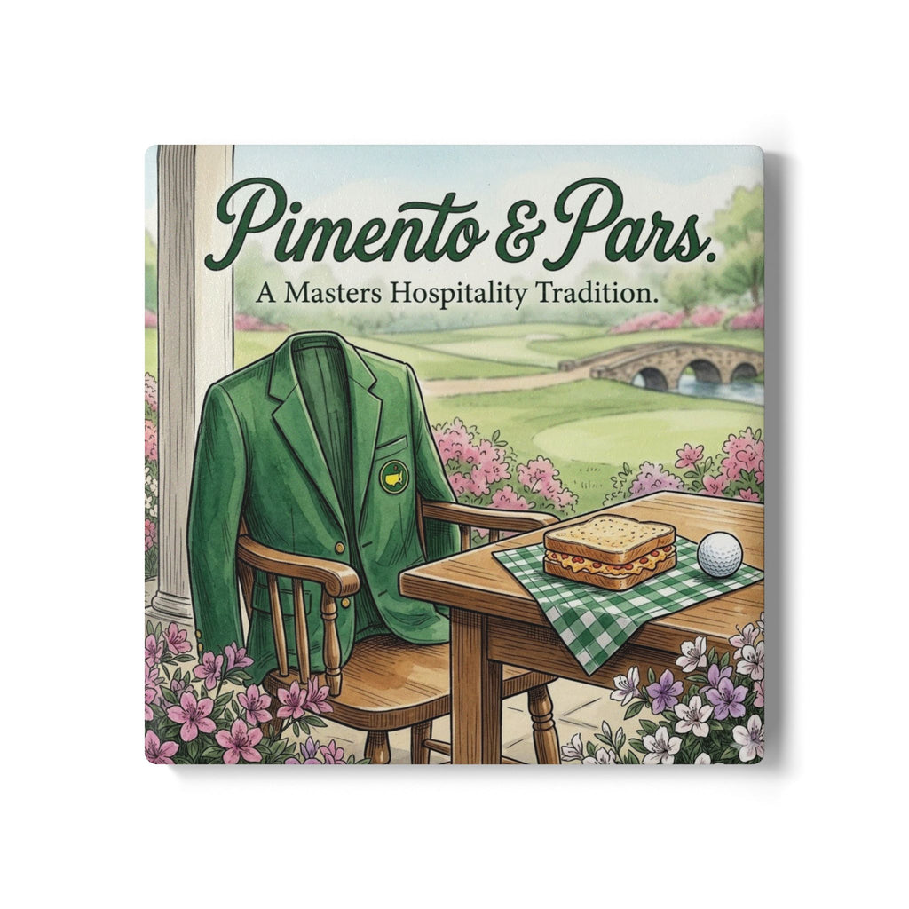 Pimento and Pars Ceramic Coaster