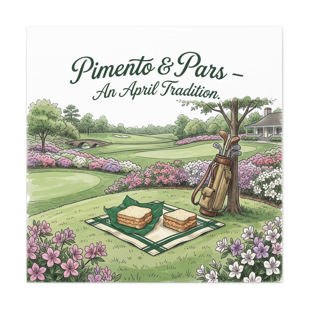 Pimento and Pars Picnic Canvas
