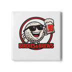 Birdies and Brews Ceramic Coaster