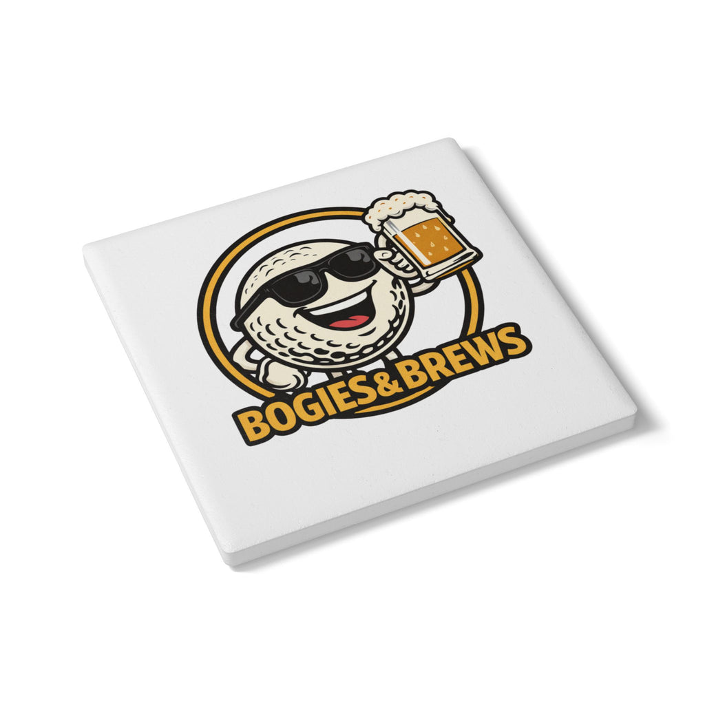 Bogies & Brews Ceramic Coaster