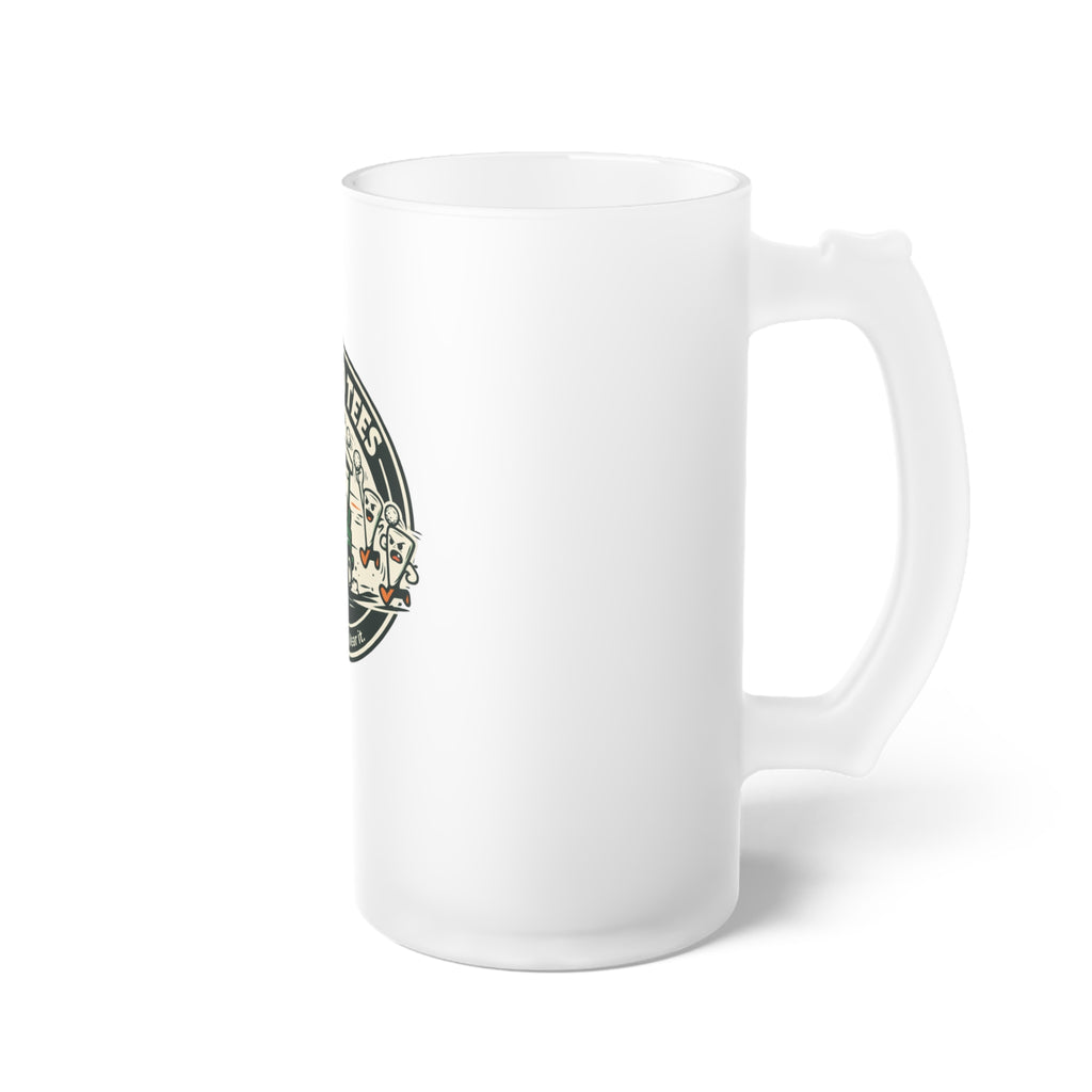 Twisted Tees Logo Frosted Glass Beer Mug