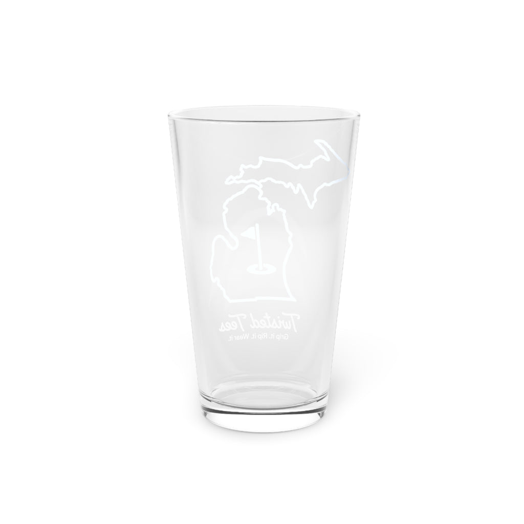 Michigan Blue Silhouette 16oz
