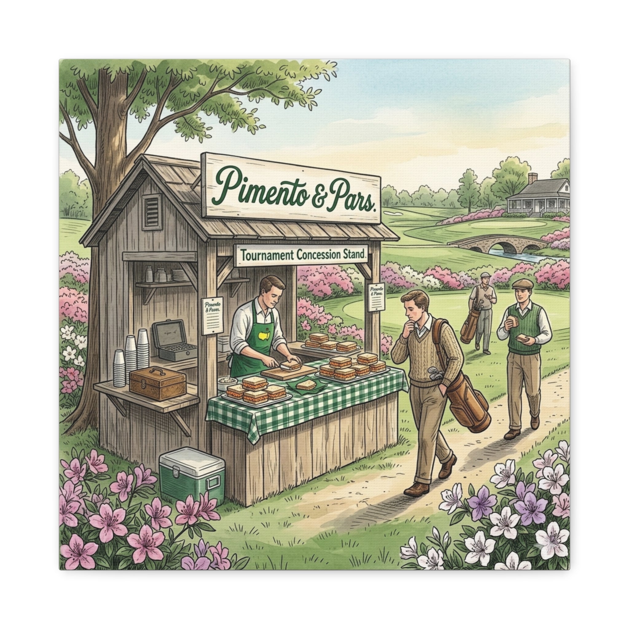 Pimento and Pars Concession Canvas