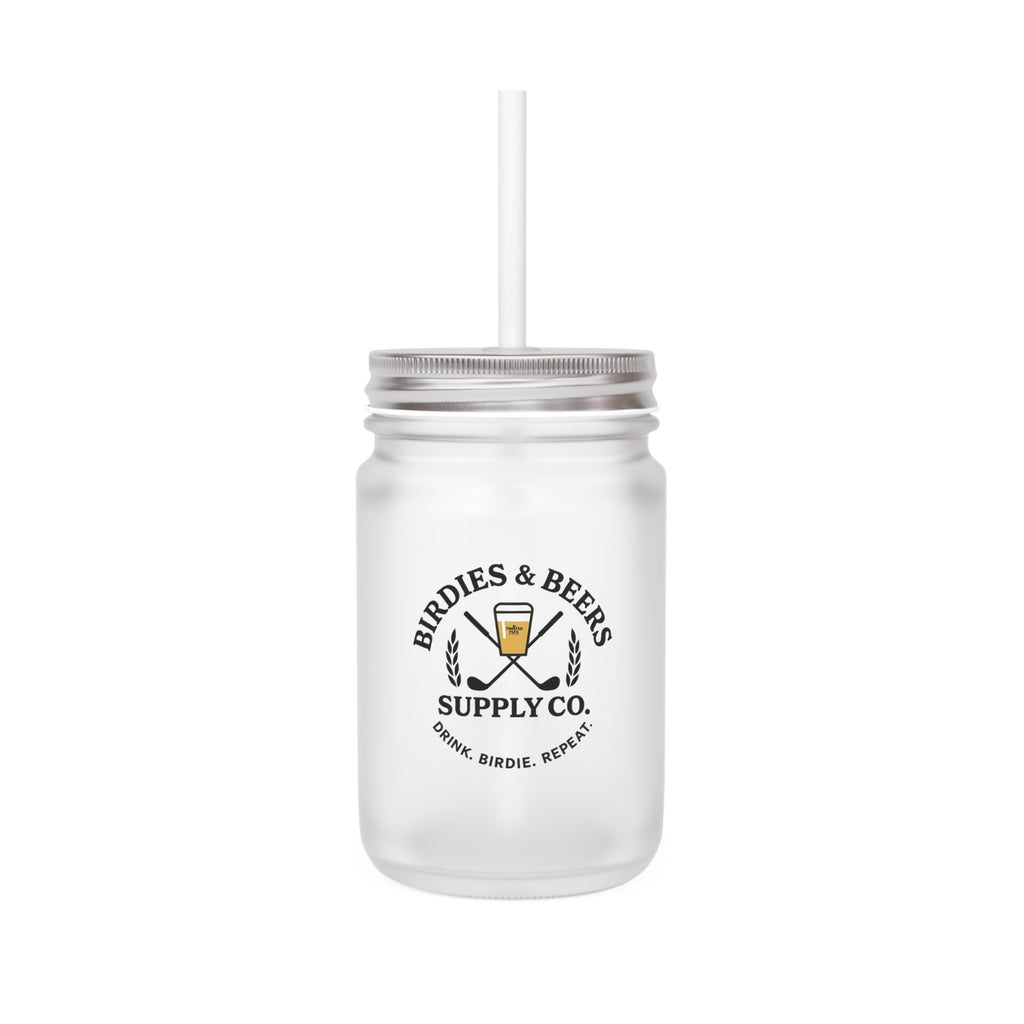 Birdies and Beer Supply Co. Mason Jar