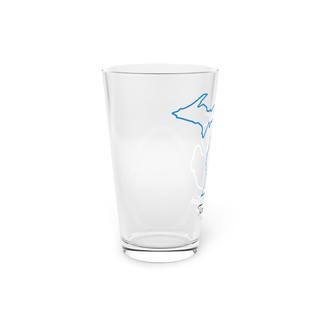 Michigan Blue Silhouette 16oz