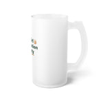 Cart Girl Society Frosted Glass Beer Mug