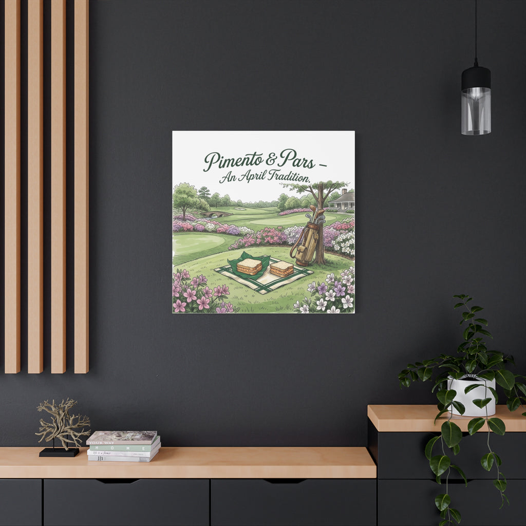 Pimento and Pars Picnic Canvas