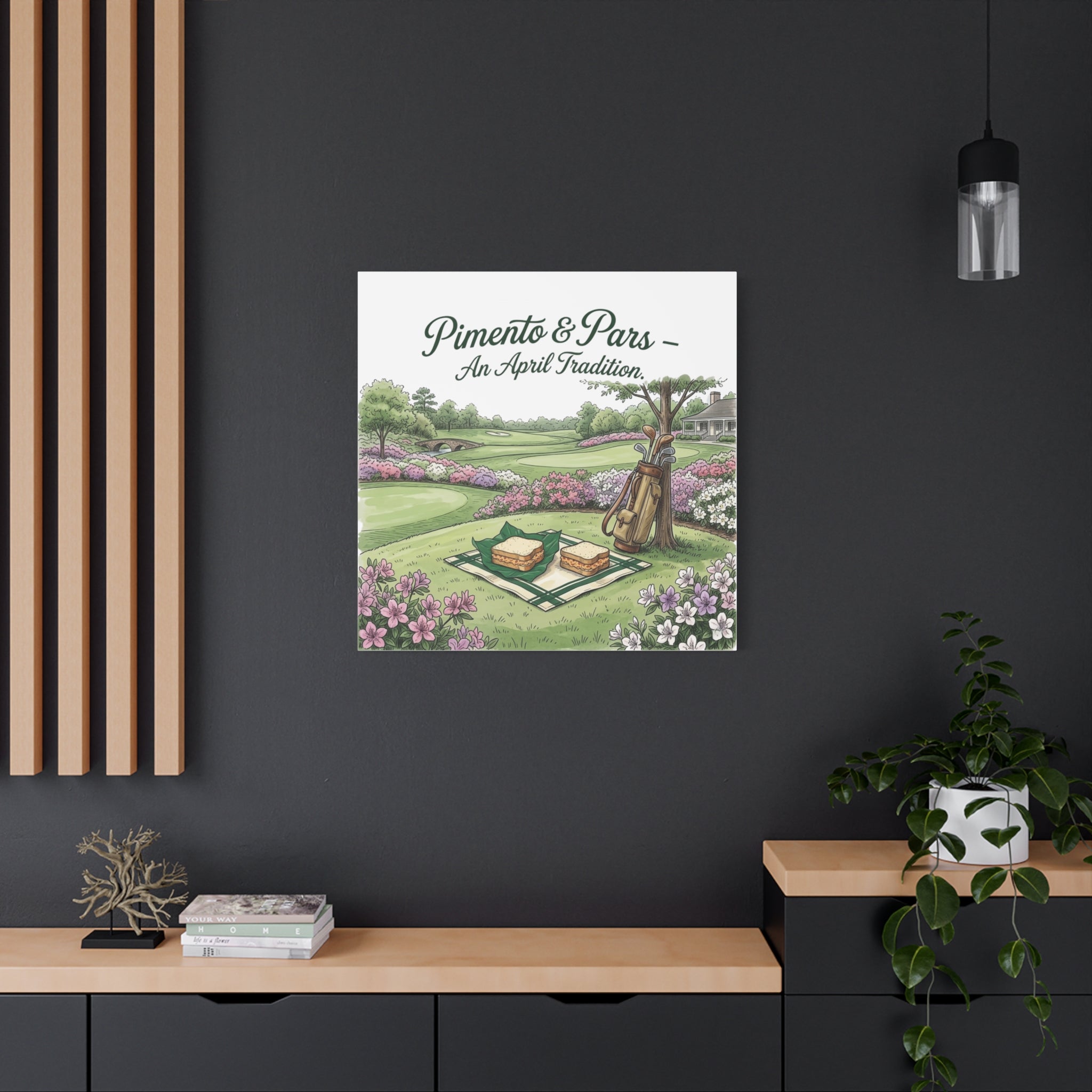 Pimento and Pars Picnic Canvas