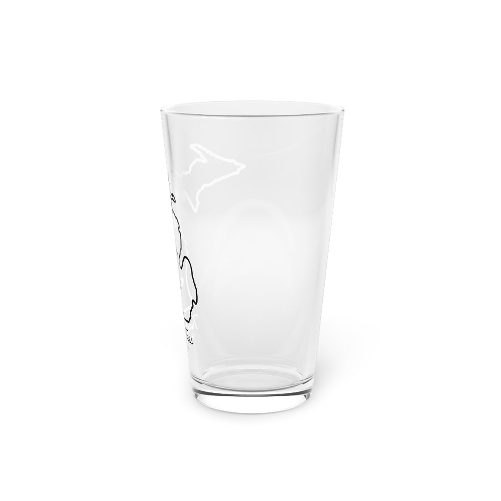 Michigan Black Silhouette 16oz