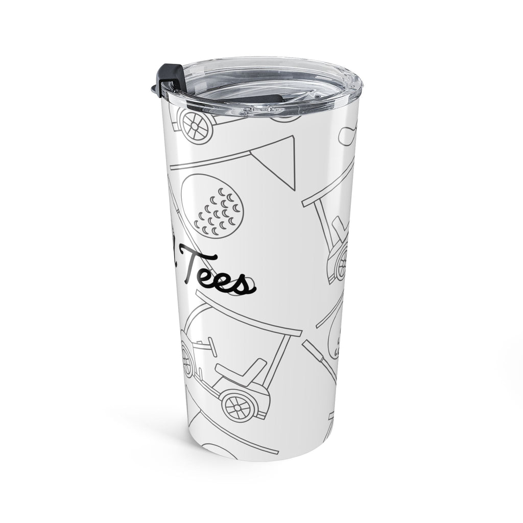 Twisted Tees Golf Cart Tumbler 20oz