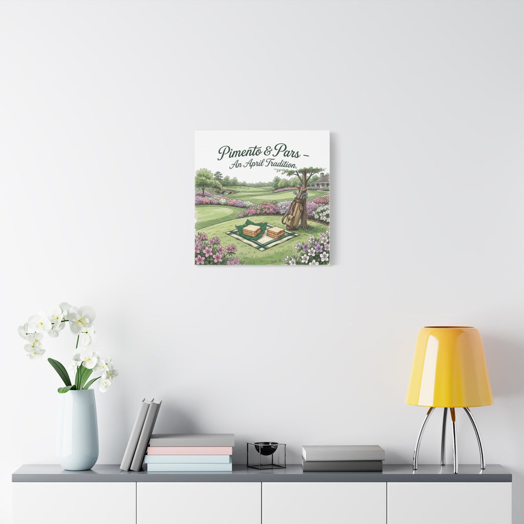 Pimento and Pars Picnic Canvas