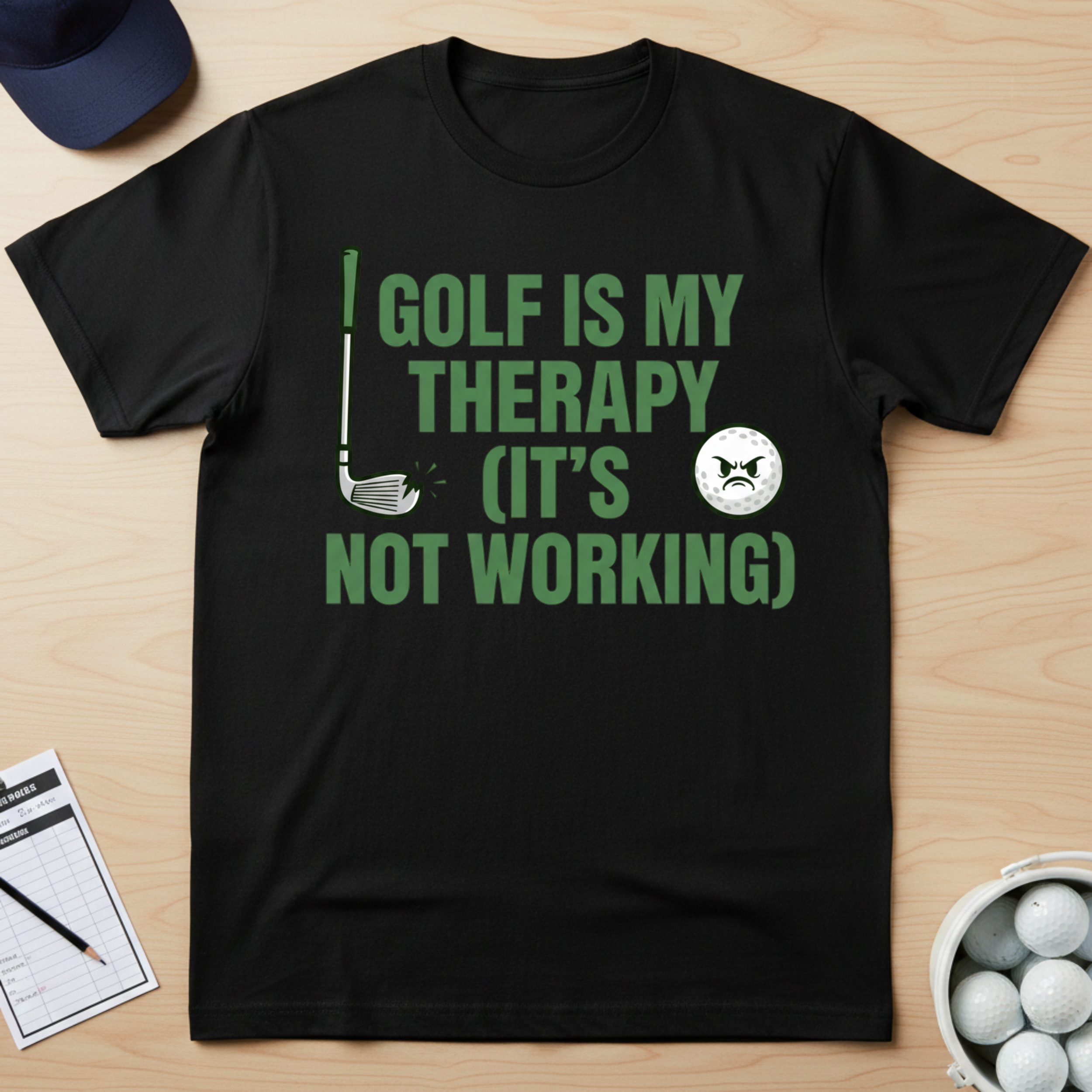 Golf is my therapy T-shirt